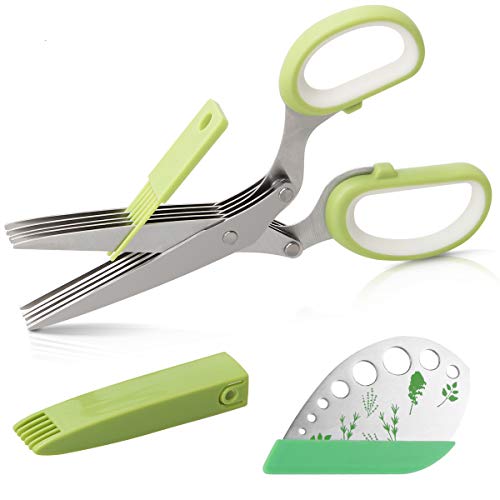 Product image of scissors-luxiv-stainless-stripping-multi-blade-b082swv3cs