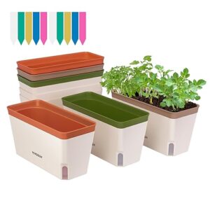 Product image of vivosun-self-watering-rectangular-container-succulents-b0c5md1dw5