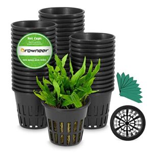 Product image of growneer-50-pack-slotted-hydroponics-containers-b0784n58jx